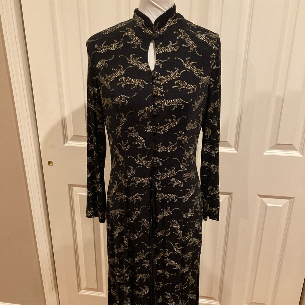 Cache Two Piece Pant Set Long Line Split Top Tuxe… - image 2